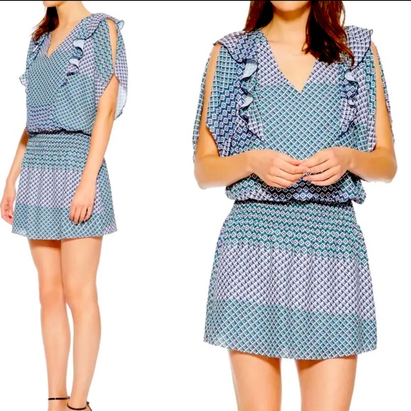 New PARKER Luisa Geometric-print Dress - Picture 4 of 16